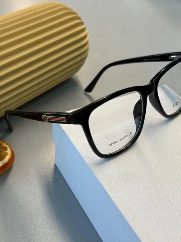 Gucci GP1991 Unisex Optik Gözlük – Siyah Transparan Asetat