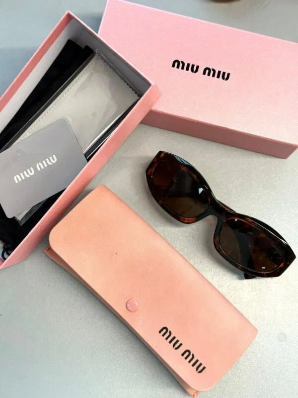 Mıu Mıu Original Premium Full Set Güneş Gözlüğü -Kahve