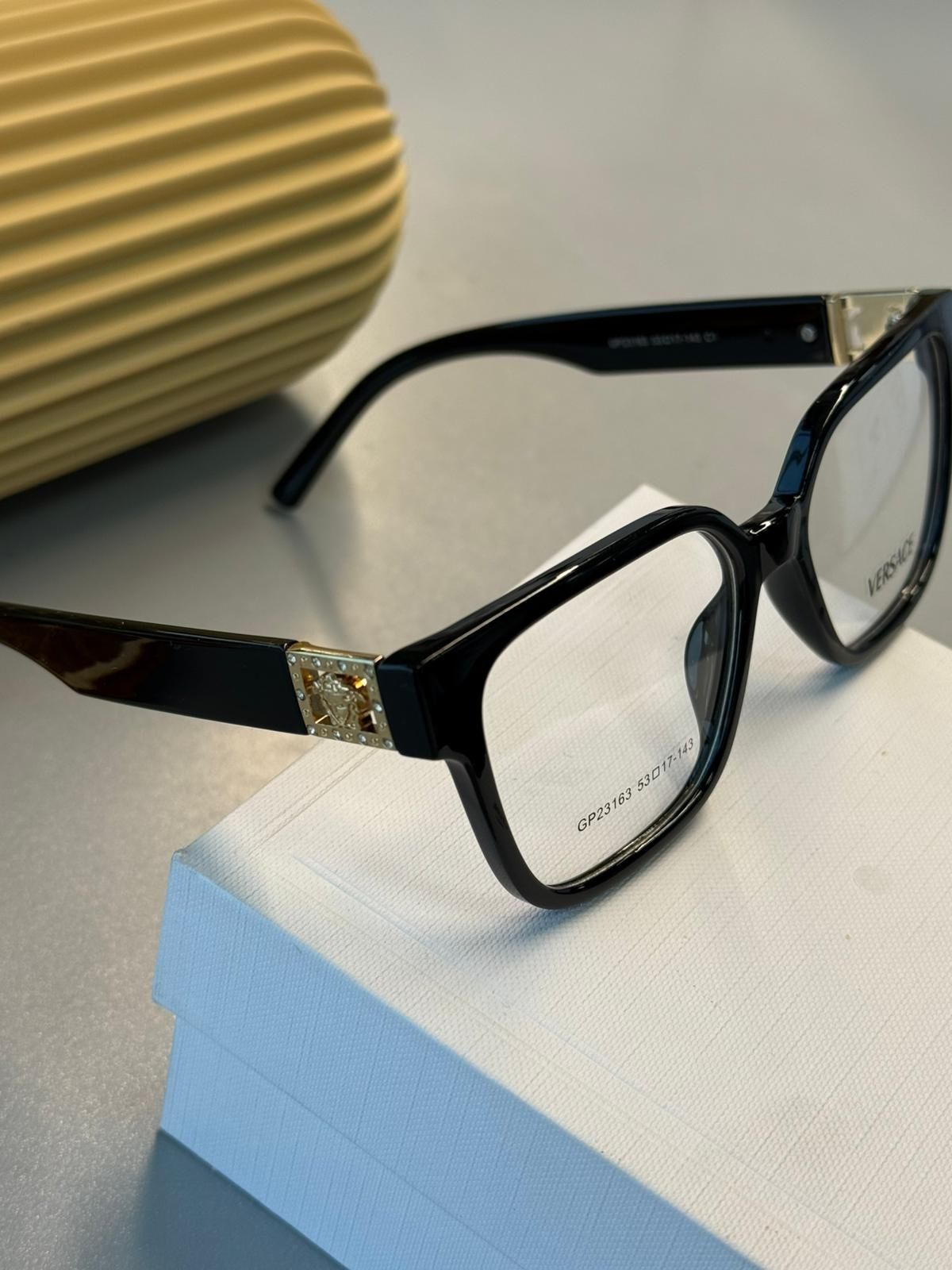 Versace Gözlük Havana Şefaf Güneş Gözlüğü – Siyah