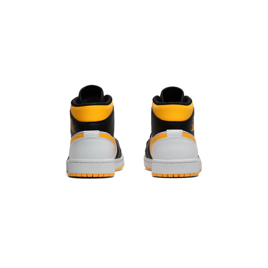 Nike Air Jordan 1 Mid Retro Laser Orange Yellow Black