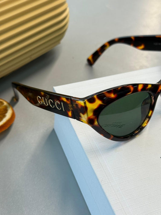 Gucci Kedi Gözü Güneş Gözlüğü – Leopar