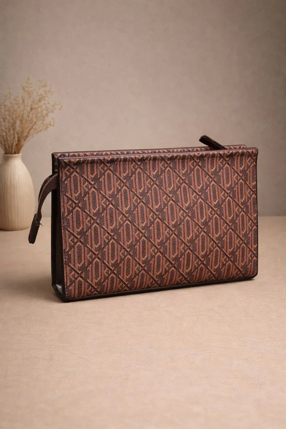 Goyard Clutch - Kahve Çanta