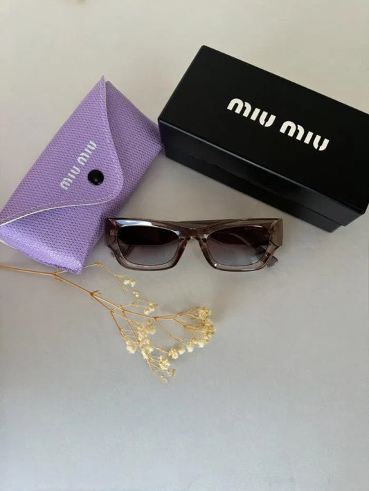 YENİ Miu Miu 10WS Güneş Gözlüğü – Vizon