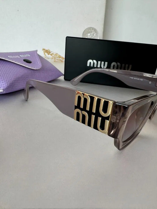 YENİ Miu Miu 10WS Güneş Gözlüğü – Vizon