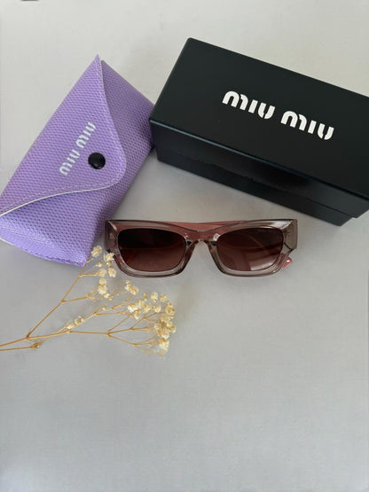 YENİ Miu Miu 10WS Güneş Gözlüğü – Pembe