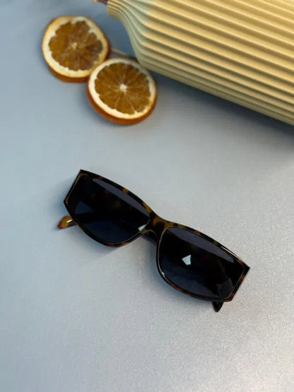 Celine Slim Rectangular Güneş Gözlüğü- Havana – Gri Degrade Lens