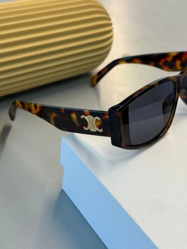 Celine Slim Rectangular Güneş Gözlüğü- Havana – Gri Degrade Lens