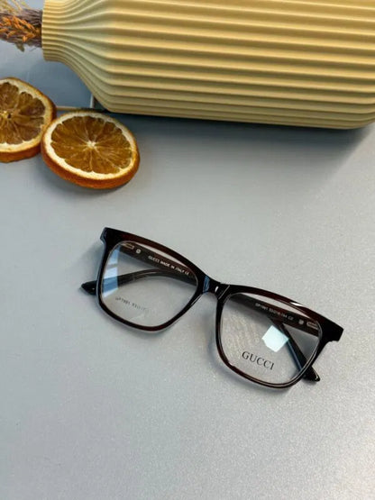 Gucci GP1991 Unisex Optik Gözlük – Kahve Transparan Asetat