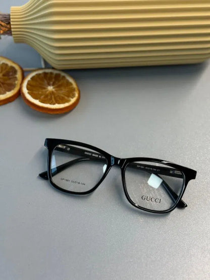 Gucci GP1991 Unisex Optik Gözlük – Siyah Transparan Asetat