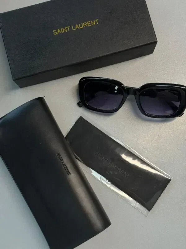 YSL Original Premium Full Set Güneş Gözlüğü -Siyah