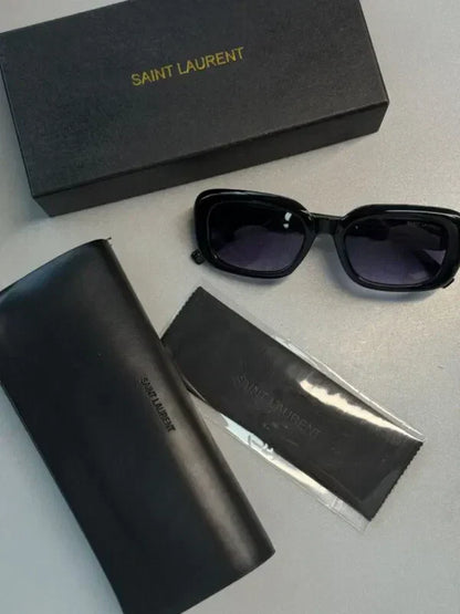 YSL Original Premium Full Set Güneş Gözlüğü -Siyah