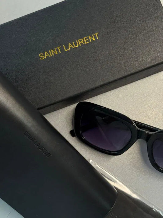 YSL Original Premium Full Set Güneş Gözlüğü -Siyah