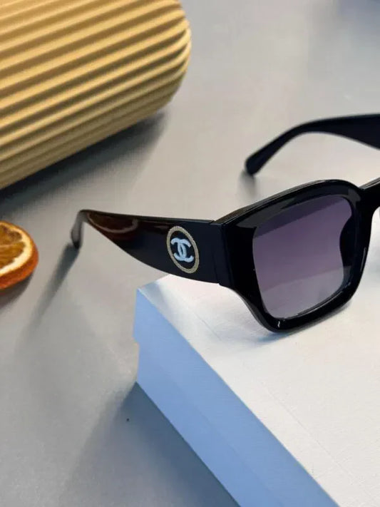 Chanel CC Kristalli Tortoise Güneş Gözlüğü- Siyah Degrade