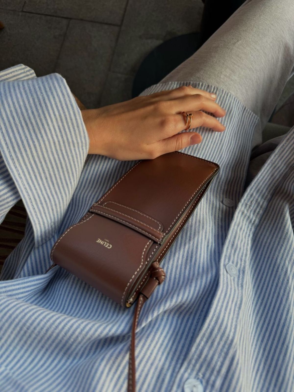 Celine Premium Çanta – Kahve