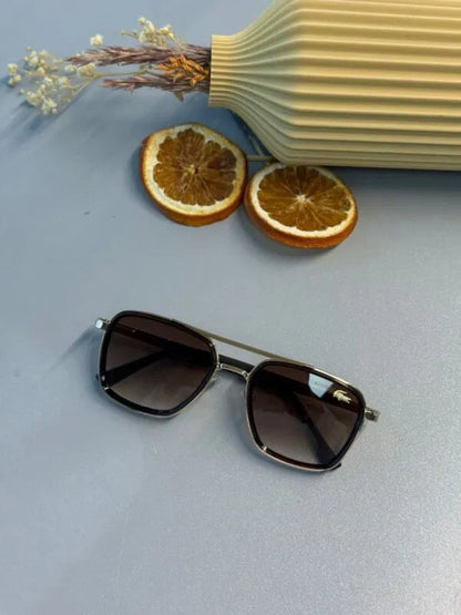 Lacoste Unisex Güneş Gözlüğü – Kahve logo cam