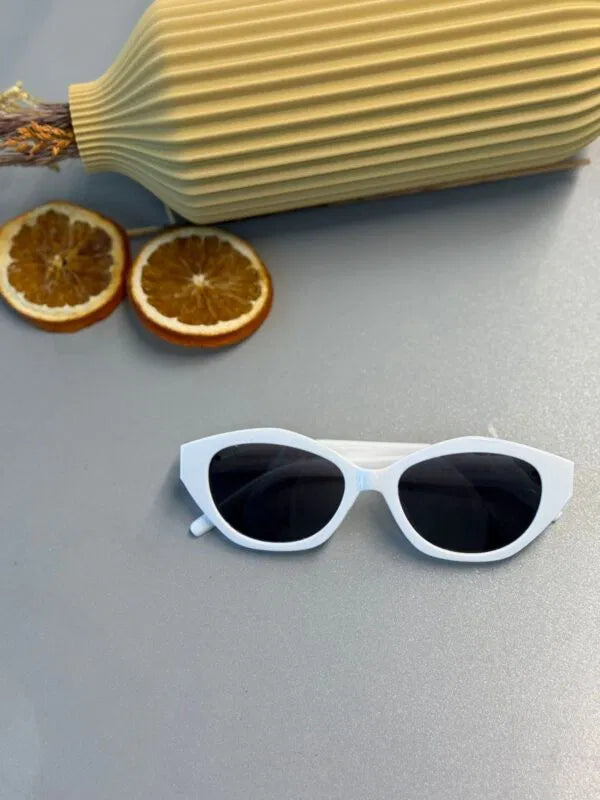 Saint Laurent SL M143 Cat-Eye Güneş Gözlüğü – Beyaz