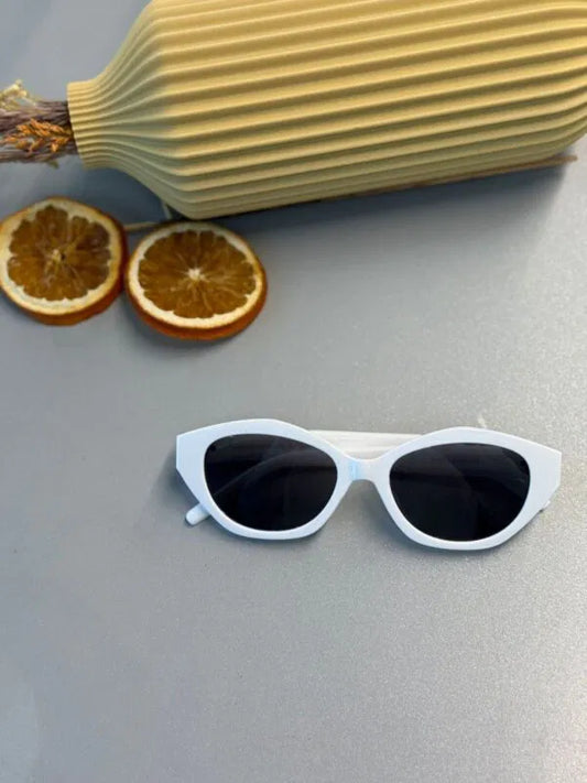 Saint Laurent SL M143 Cat-Eye Güneş Gözlüğü – Beyaz