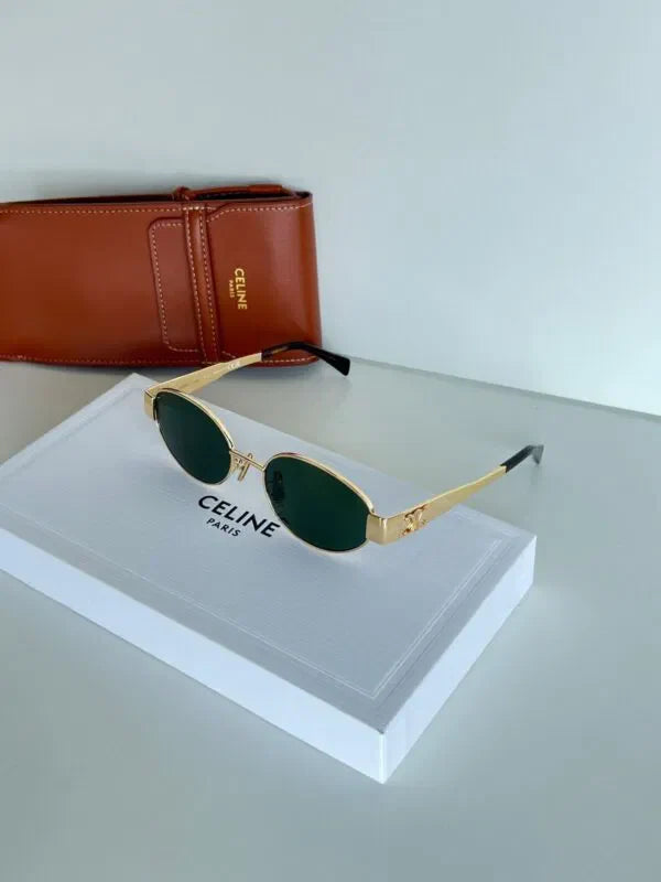 Celine Original Premium Full Set Güneş Gözlüğü – Yeşil