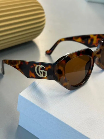 Gucci Key Biscayne Güneş Gözlüğü- Leopar
