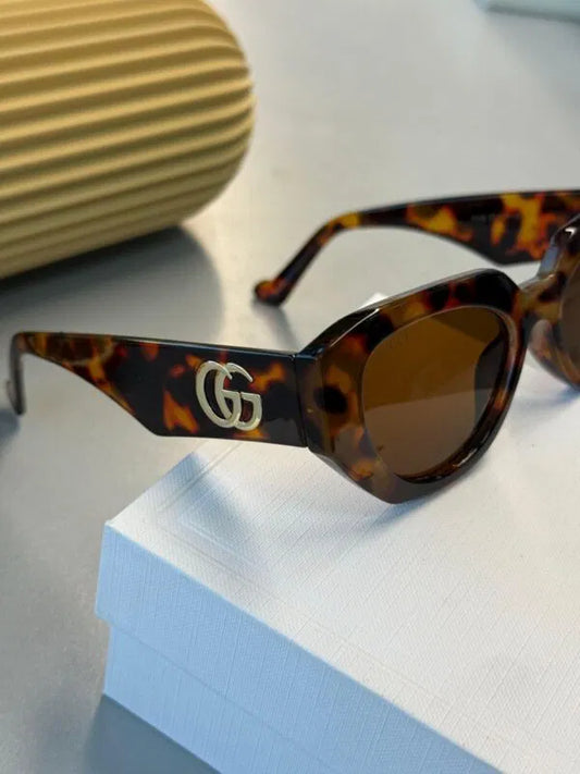 Gucci Key Biscayne Güneş Gözlüğü- Leopar