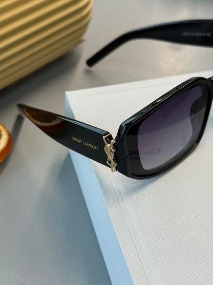 Yves Unisex Vintage Güneş Gözlüğü – Siyah