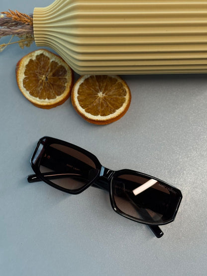 Yves Unisex Vintage Güneş Gözlüğü – Siyah Degrade