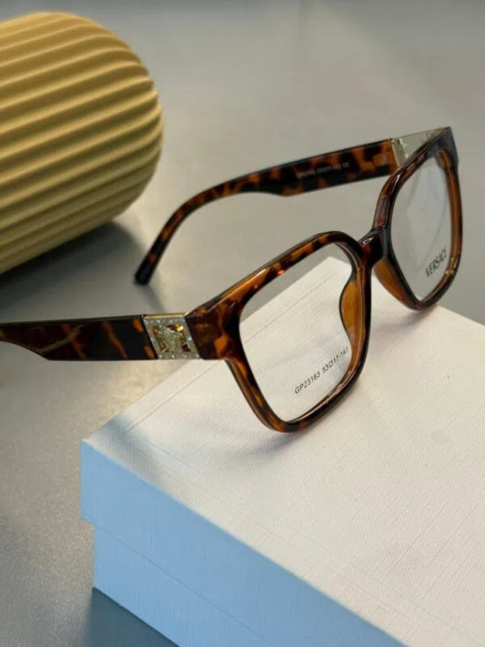 Versace Gözlük Havana Şefaf Güneş Gözlüğü – Leopar