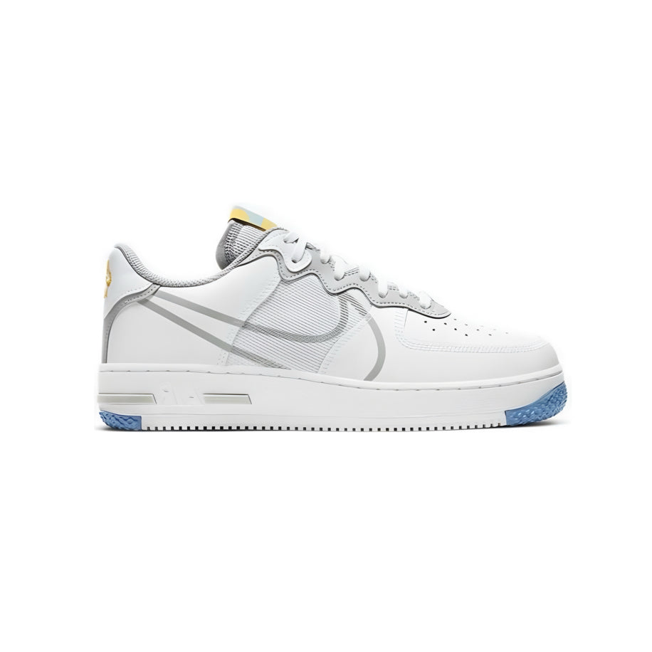 NikeAir Force 1 React 'Smoke Grey Gold'