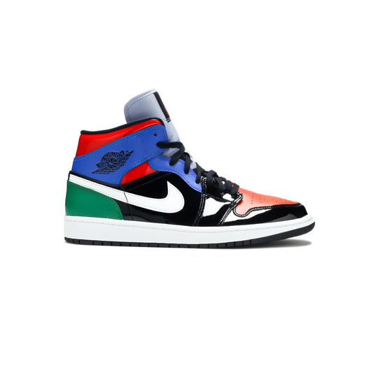 Nike Air Jordan 1 Mid Multi Patent