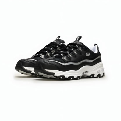 Skechers D'lites-Silver Black