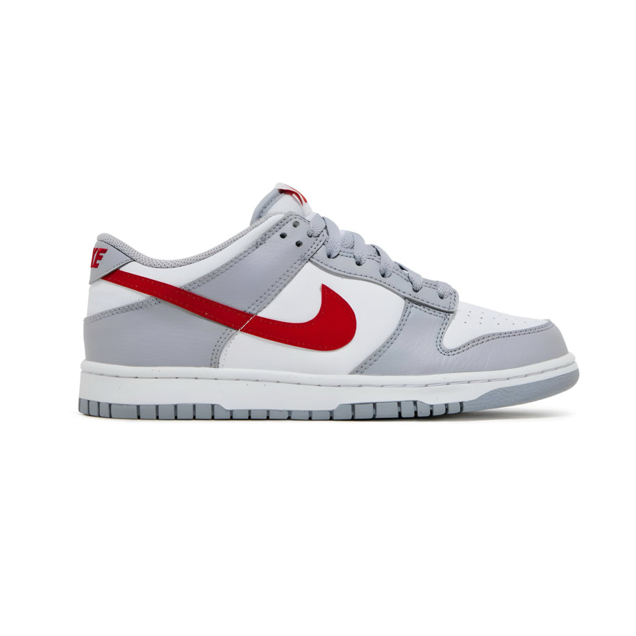 Nike Dunk Low White Grey Red