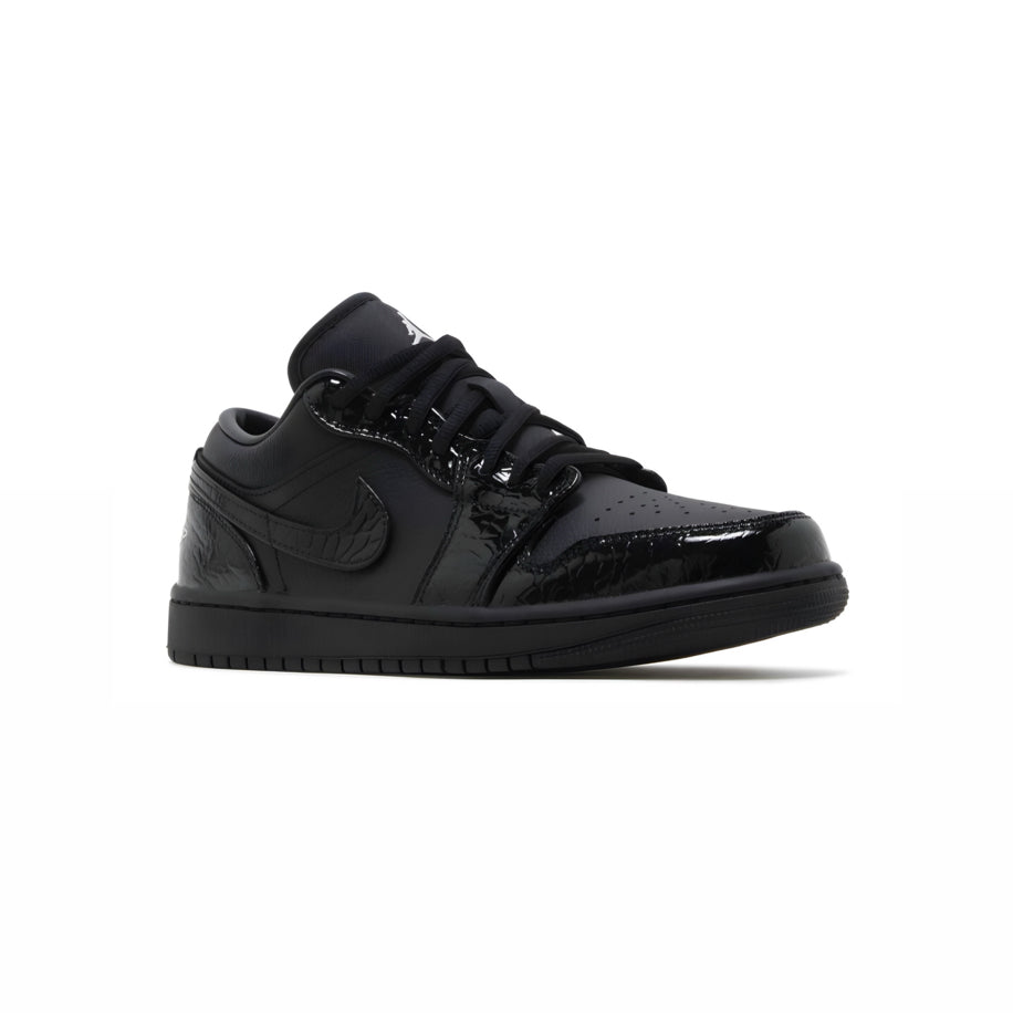 Nike Air Jordan 1 Low SE Patent Elephant Black