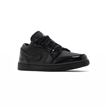 Nike Air Jordan 1 Low SE Patent Elephant Black