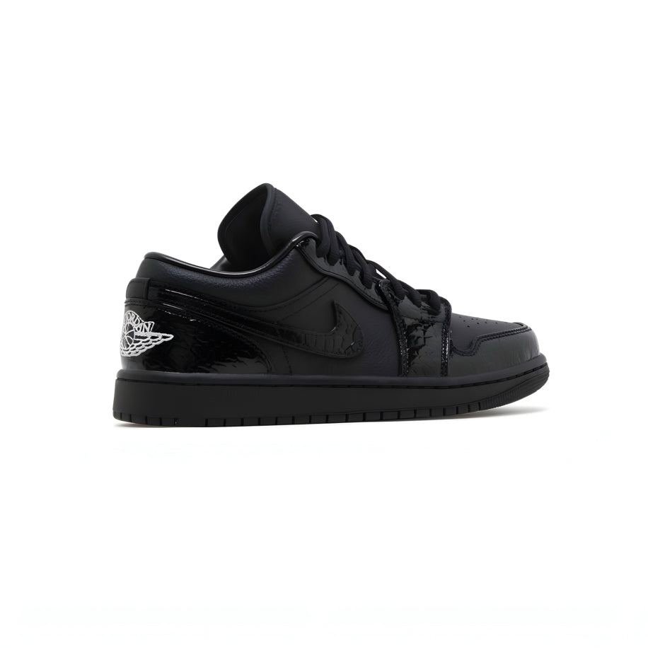 Nike Air Jordan 1 Low SE Patent Elephant Black