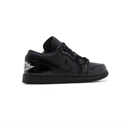 Nike Air Jordan 1 Low SE Patent Elephant Black