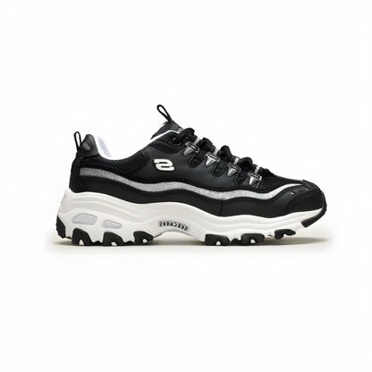 Skechers D'lites-Silver Black