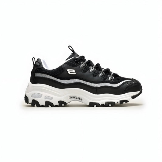 Skechers D'lites-Silver Black