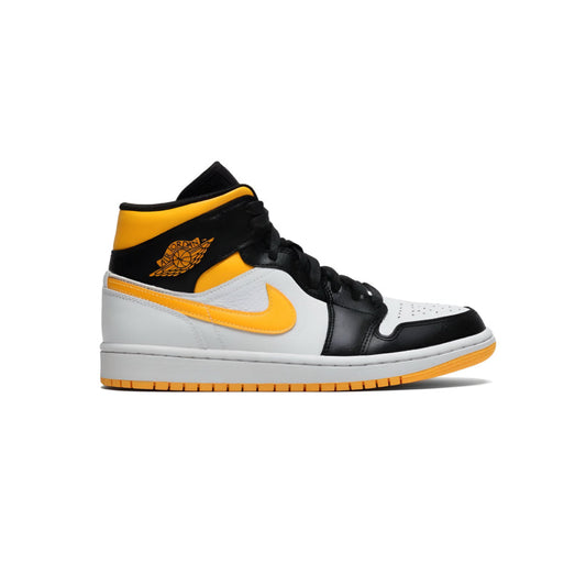 Nike Air Jordan 1 Mid Retro Laser Orange Yellow Black