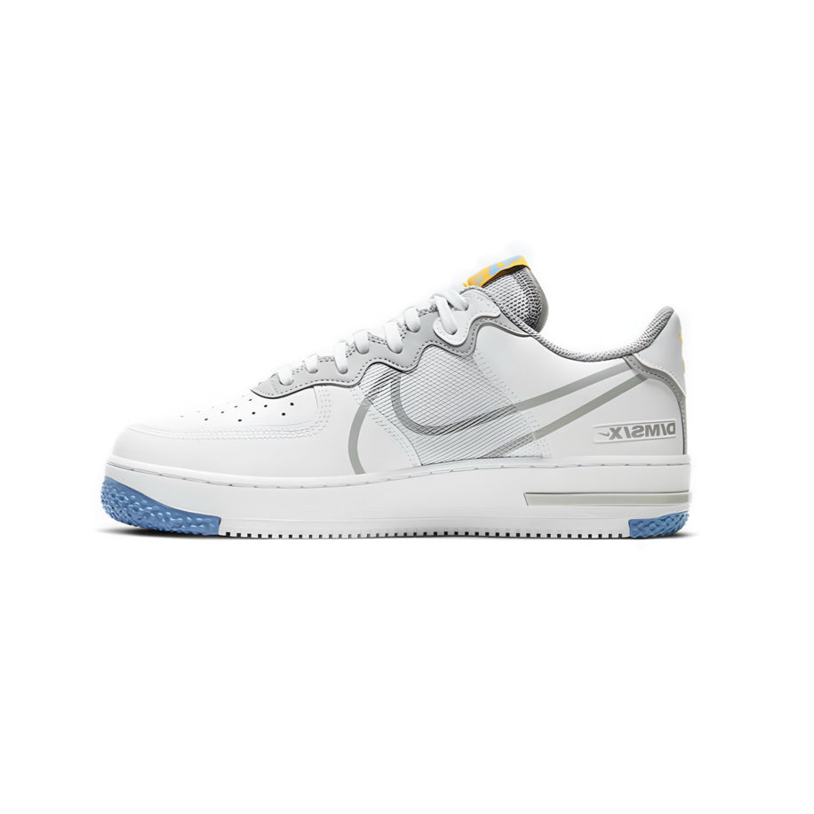 NikeAir Force 1 React 'Smoke Grey Gold'