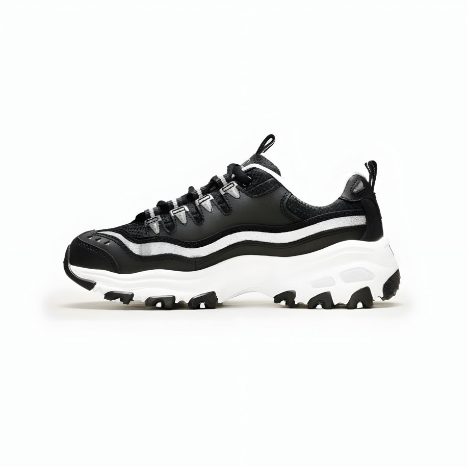 Skechers D'lites-Silver Black