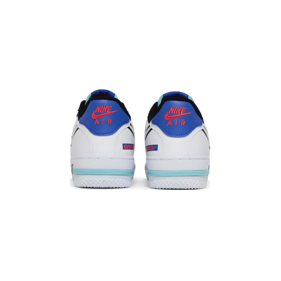 Nike Air Force 1 React White Astronomy Blue Laser Crimson