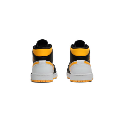 Nike Air Jordan 1 Mid Retro Laser Orange Yellow Black