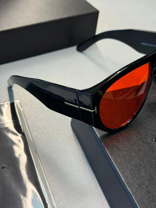 Tom Ford Original Premium Full Set Unisex Güneş Gözlüğü -Kırmızı