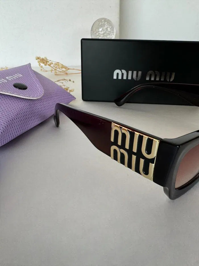 YENİ Miu Miu 10WS Güneş Gözlüğü – Acı Kahve