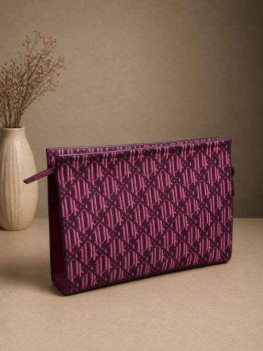 Goyard Clutch - Bordo Çanta