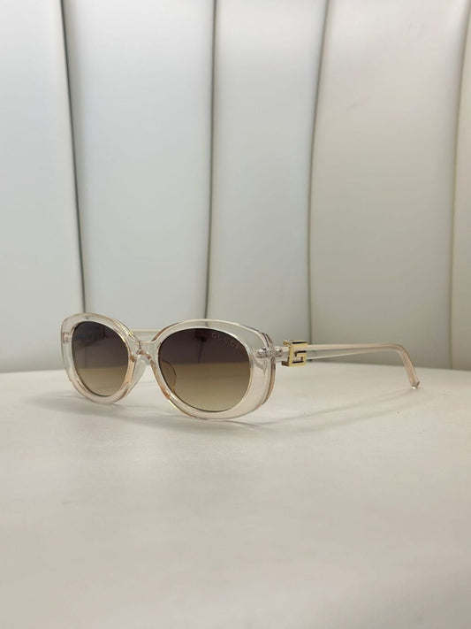 Gucci Oval Güneş Gözlüğü – Şeffaf